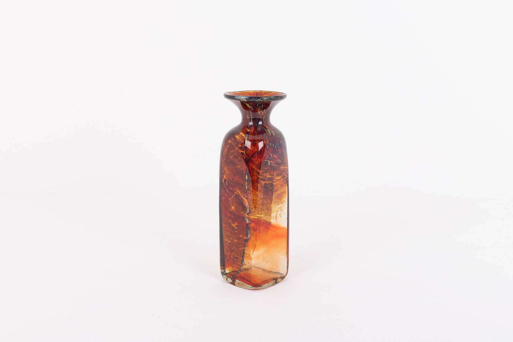 Art glass vase by Michael Harris for Mdina Maltese