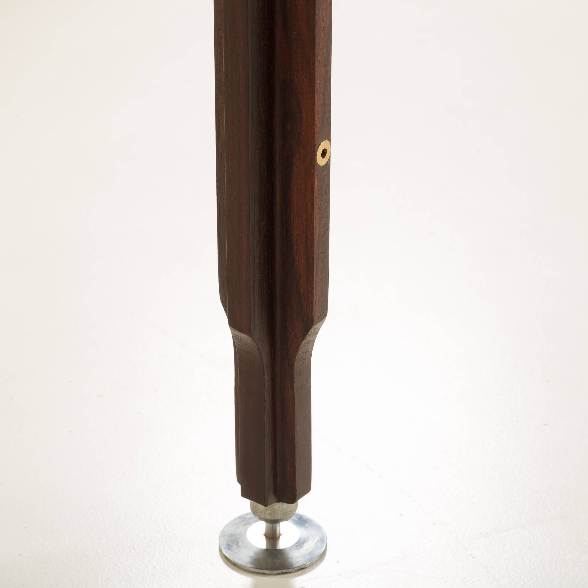 Italian extra long mid century rosewood table 1960s