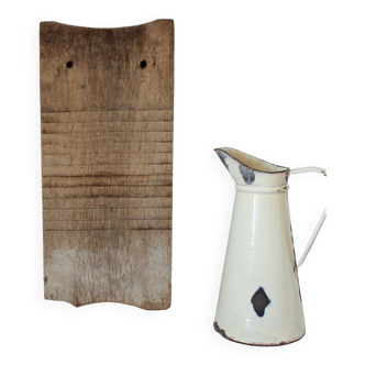 Planche à laver patinée