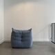 Blue armchair by Michel Ducaroy