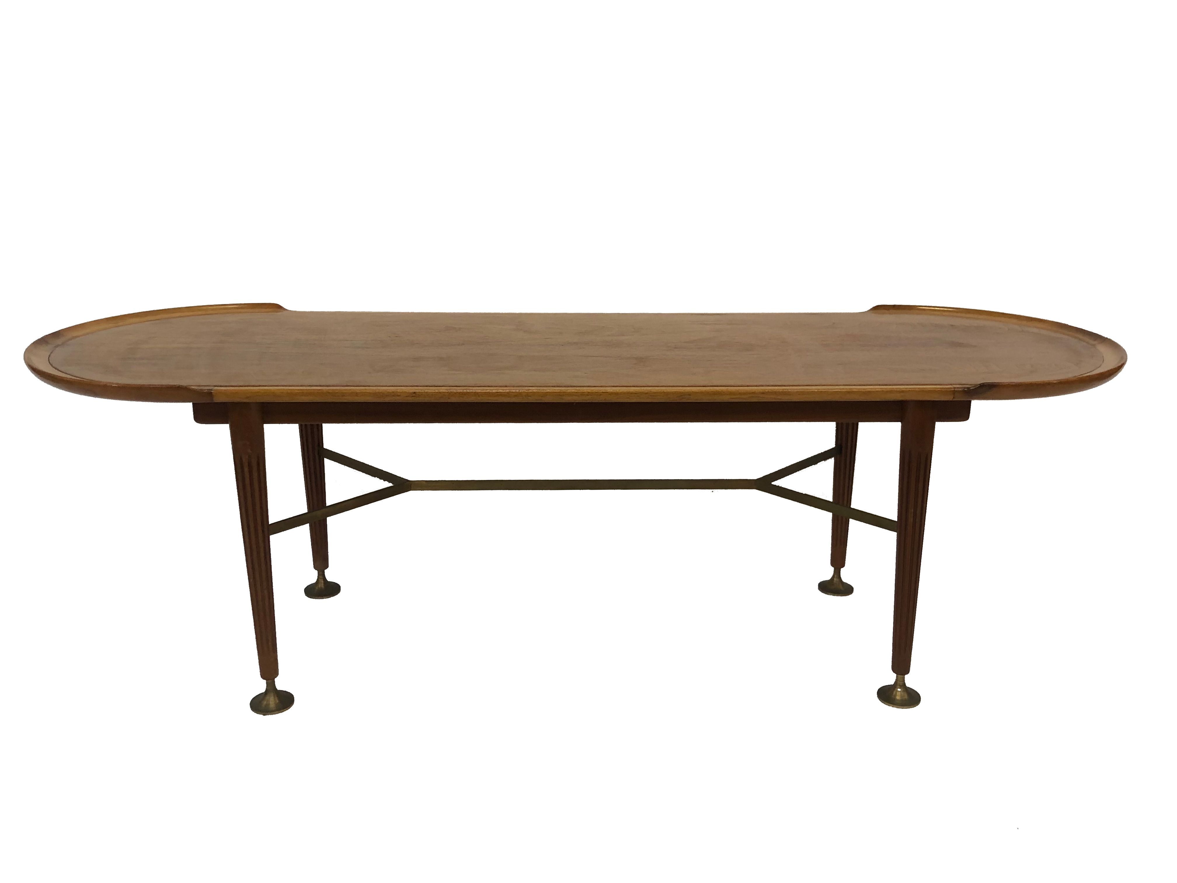 Vintage wooden coffee table, A.A. Patijn for Zijlstra Joure, 1950s