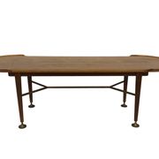 Vintage wooden coffee table, A.A. Patijn for Zijlstra Joure, 1950s