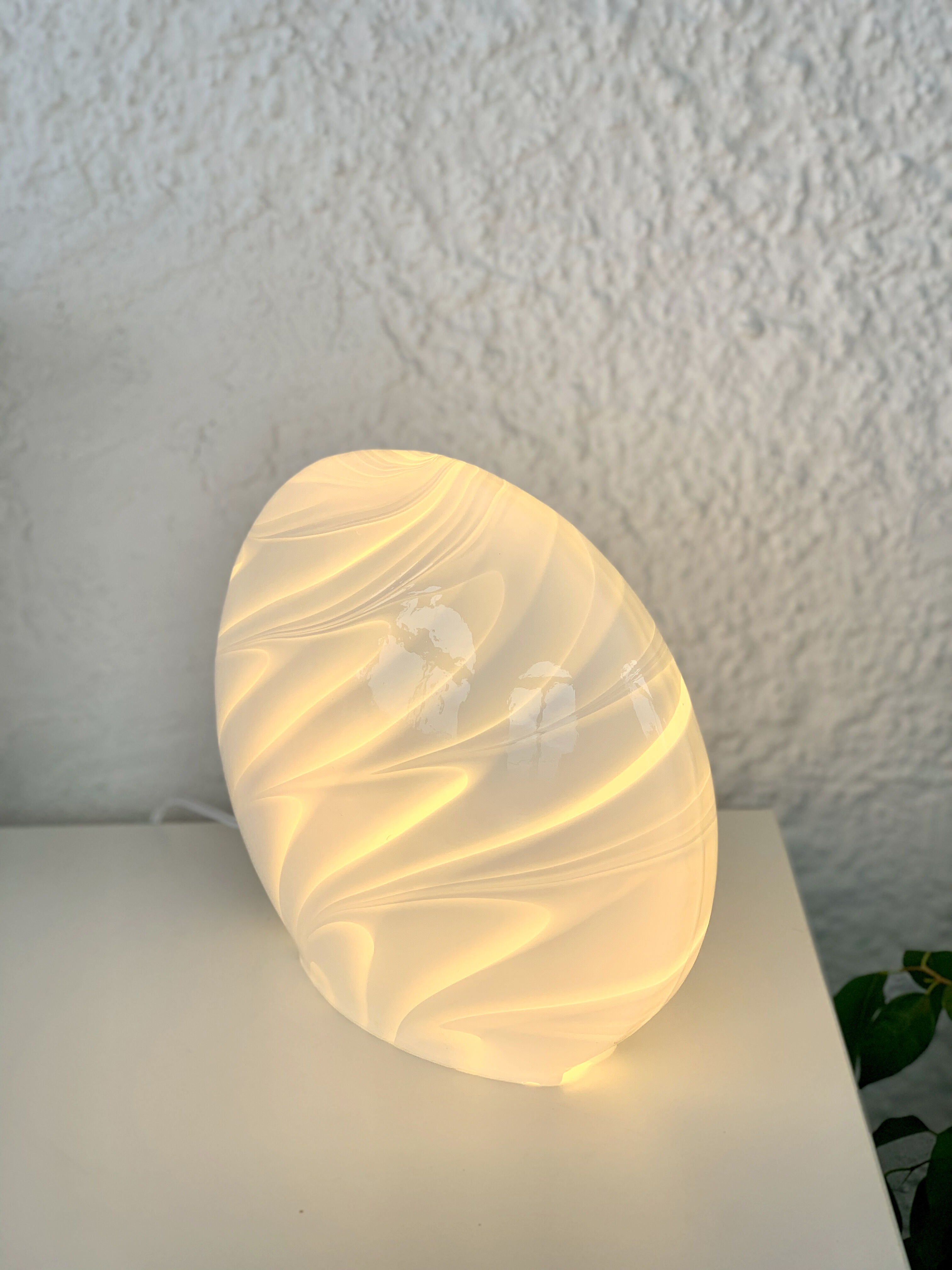 Lens shaped lamp by Vetri Murano, 1970