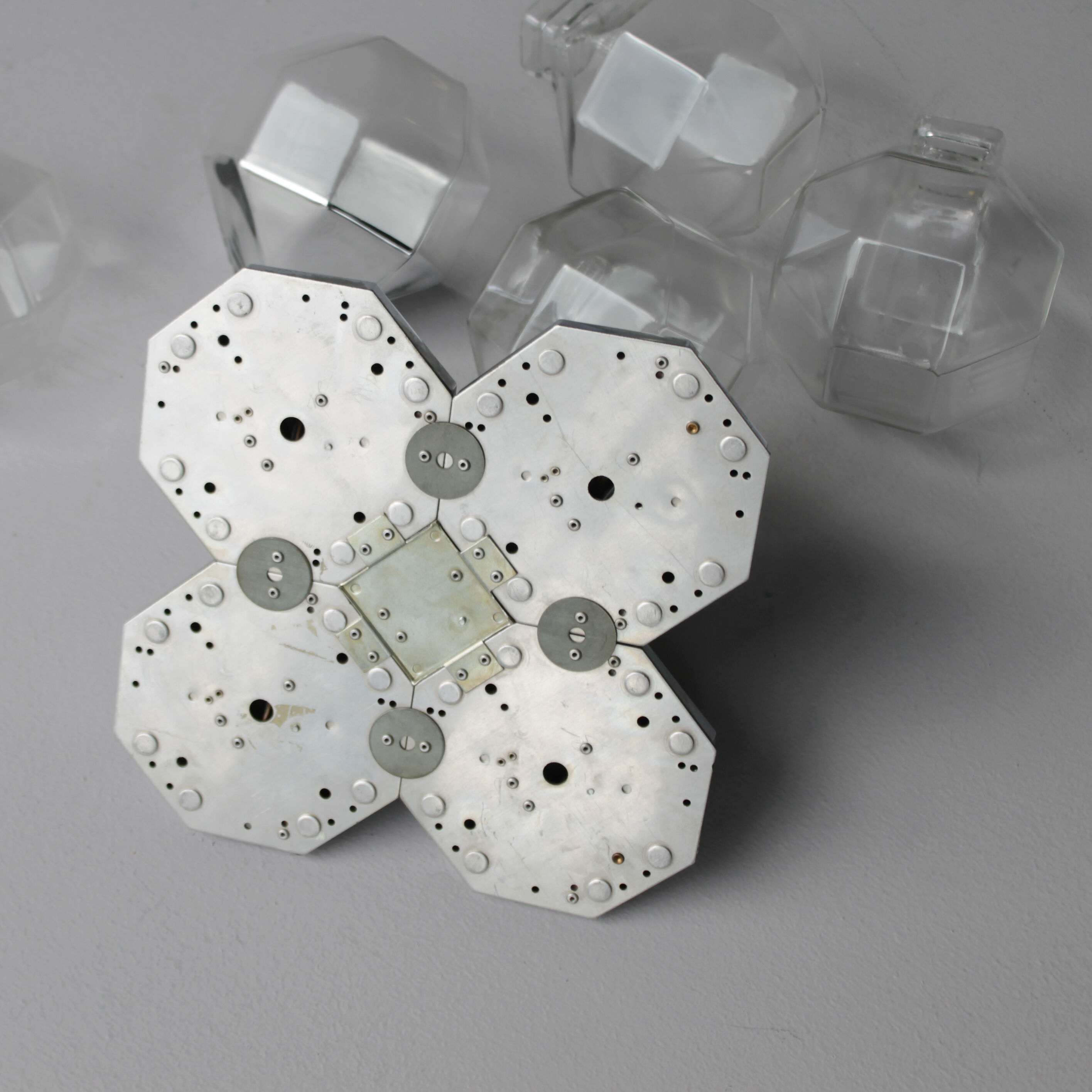 Pair of Motoko Ishii lamps for Staff, Germany