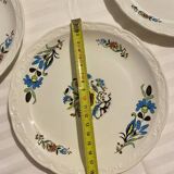 Set of 4 Digoin Sarreguemines Plates