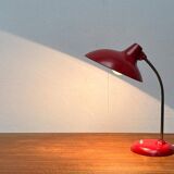 Red German table lamp mid-century 6786 by Christian Dell for Kaiser Idell, 1960s
