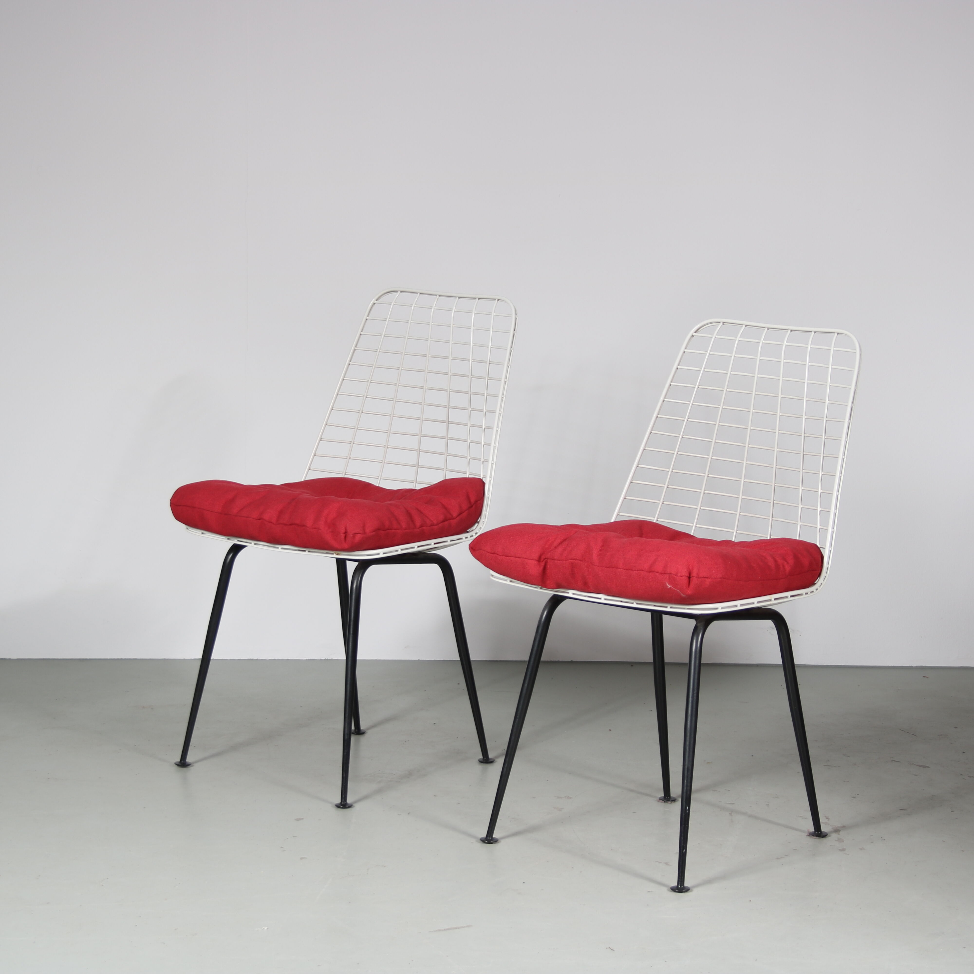 1960s Wire metal chairs by Flamingo, Netherlands
