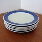 Swedish Stoneware Koka Plates by Hertha Bengtson for Rörstrand, 1960s, Set of 6