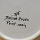 Collection plate Vieux Rouen signed handmade