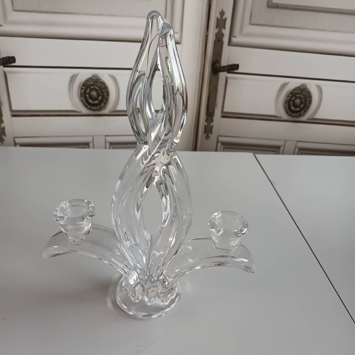 Bougeoir en cristal