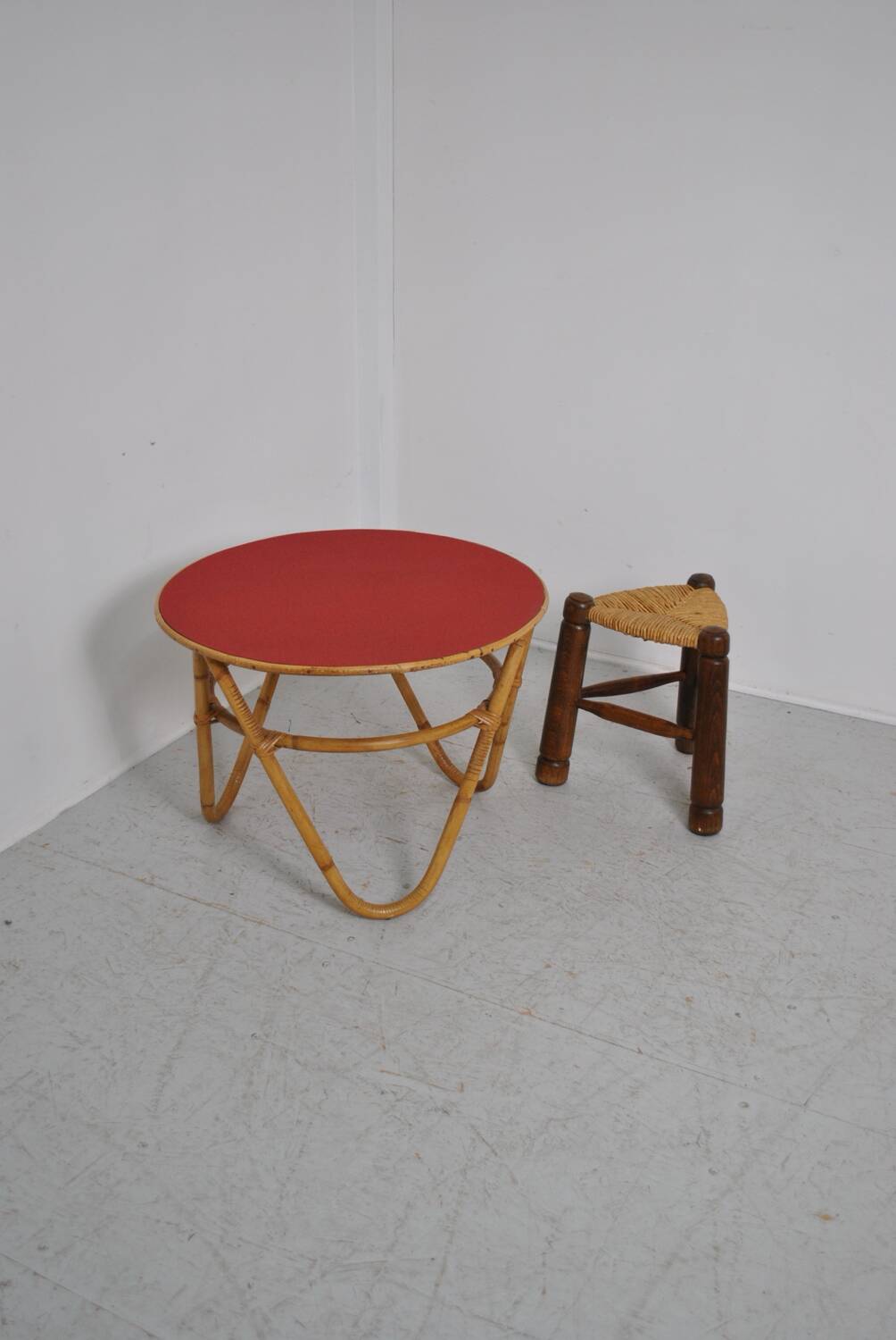 Rattan coffee table 1960