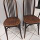 Suite de 6 chaises de Bistrot Baumann et Fischel années 1920