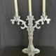 Removable stainless steel metal chandelier 3 branches