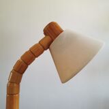Scandinavian articulated pine lamp