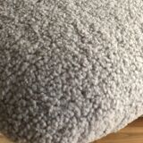 Set of 6 midcentury beige bouclé dining chairs, 1960s