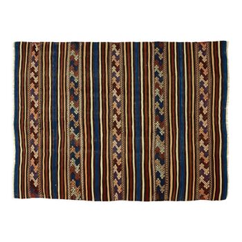 Anatolian handmade kilim rug 186 cm x 144 cm
