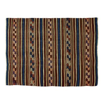 Anatolian handmade kilim rug 186 cm x 144 cm