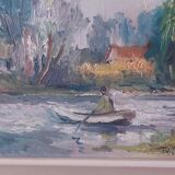 Landscape oil on canvas signed