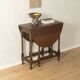 Table à rabats des années 1920