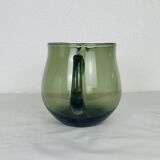 Vintage 60s smoked glass pitcher
