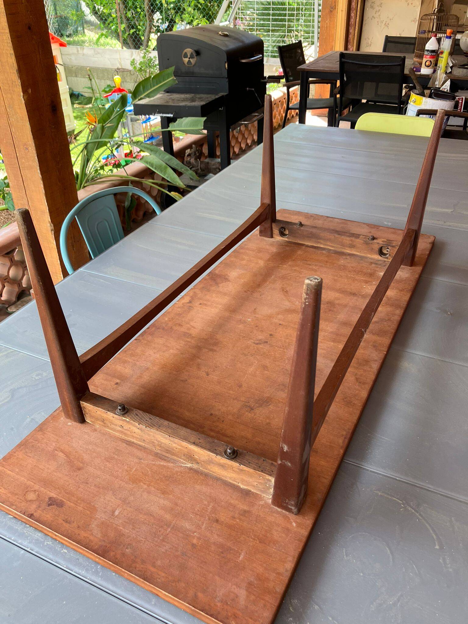 Vintage Scandinavian coffee table from the 60s – 115 cm – Danish style