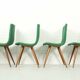 Set of 4 Teak Dining Chairs by van Os, 1950s