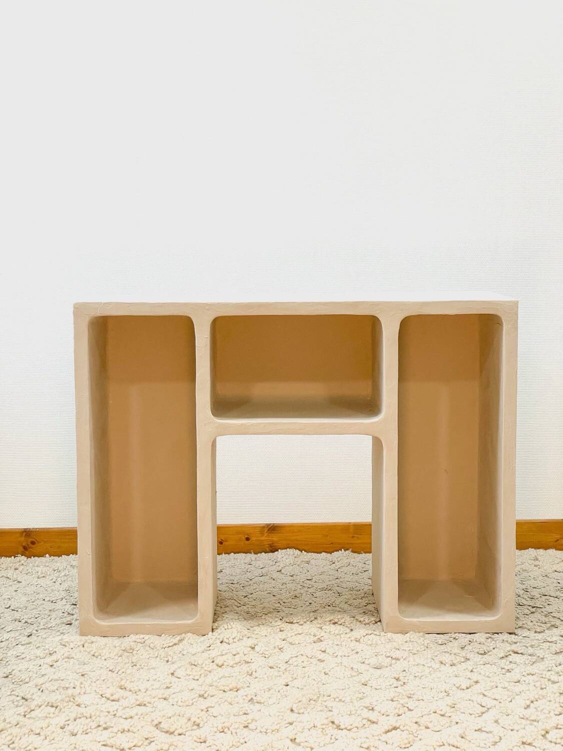 Concrete console - Beige - Length 100 cm - Terra n°2