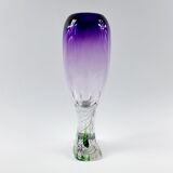 Art Glass Crystal Vase by Adam Jablonski, 1980s