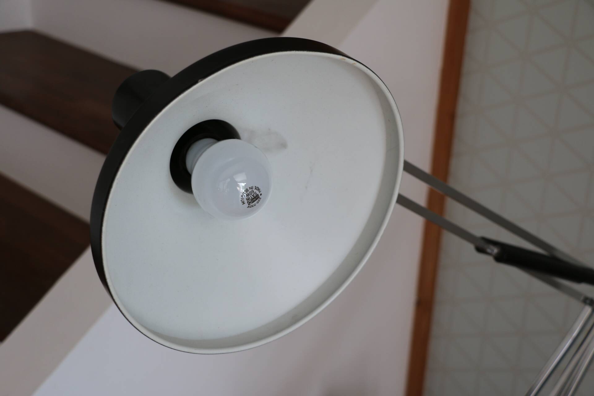 Luxo l1n black clamp lamp jacob jacobsen