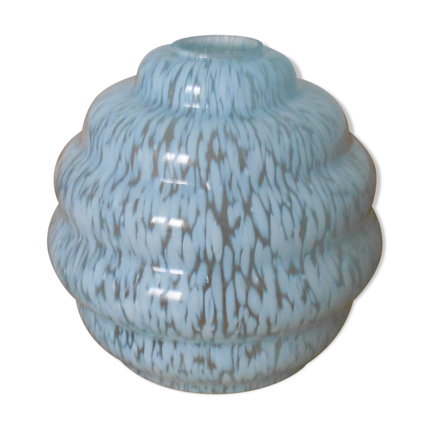 Speckled opaline lampshade