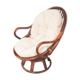 Rotating rattan chair