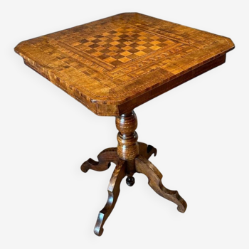 Antique chess table