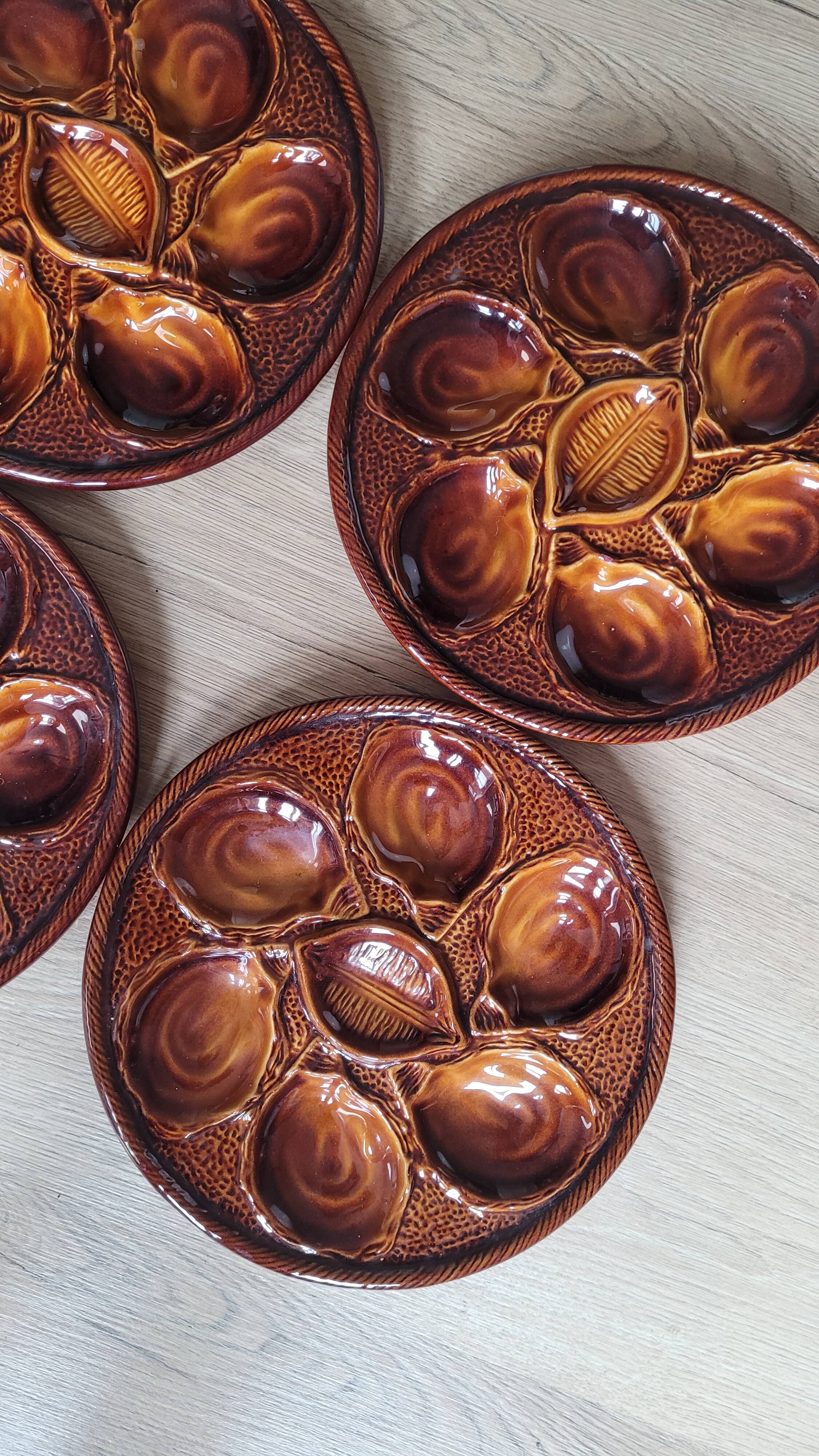 La Redoute x Selency set of 4 oyster plates