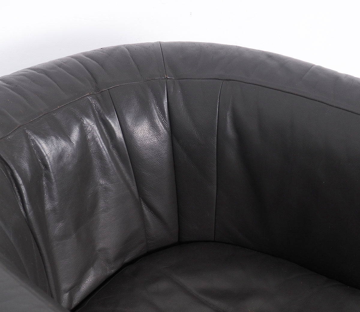 Italian Leather Onda Armchairs from Zanotta, 1980
