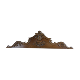 Old walnut pediment 124 cm