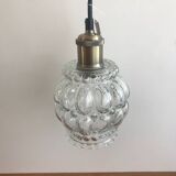 Pendant Light With Vintage Glass Globe Electrical System New