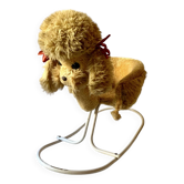 Jouet vintage - caniche à bascule