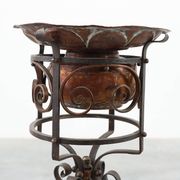 Art Nouveau planter in metal and copper, France ca. 1905