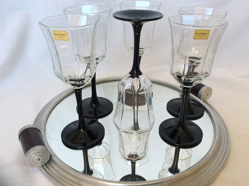 Luminarc Verres à Vin (Lot de 6) Noir Mat