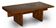 Very large contemporary desk made of yew burr wood.