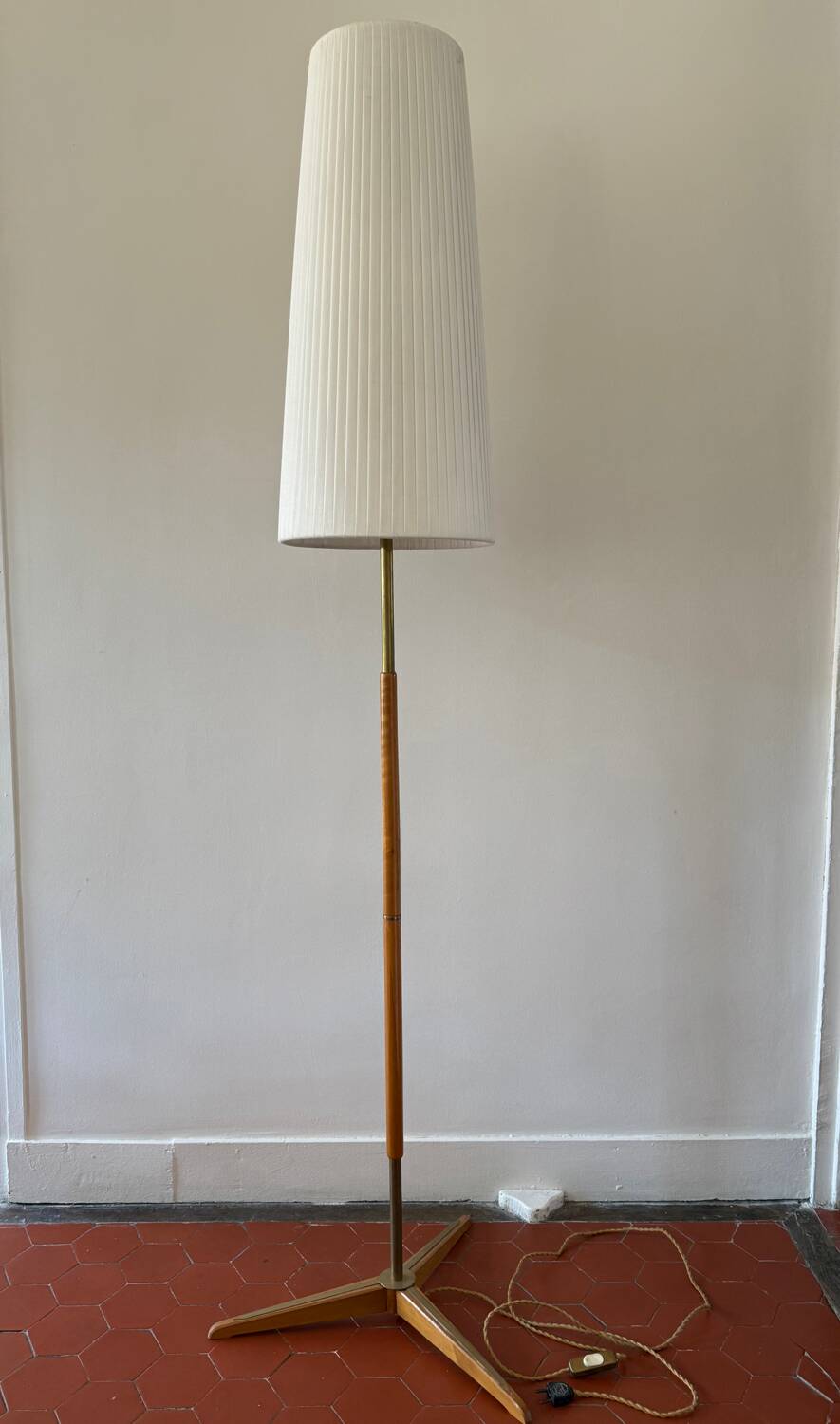 Lampadaire milieu de siècle scandinave