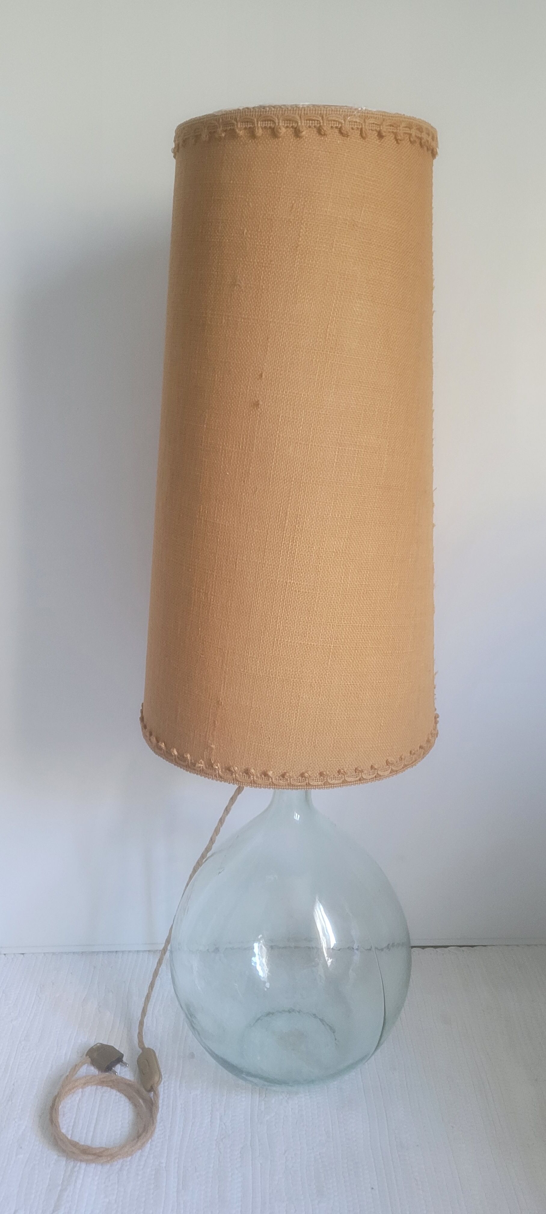 Floor lamp lady jeanne lampshade jute