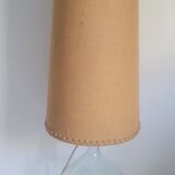 Lampe de sol dame jeanne abat jour jute