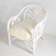 Bleached rattan living room