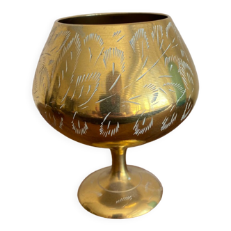 Chalice in brass and bronze