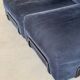 Canapé modulaire vintage en velours bleu nuit – 2 modules