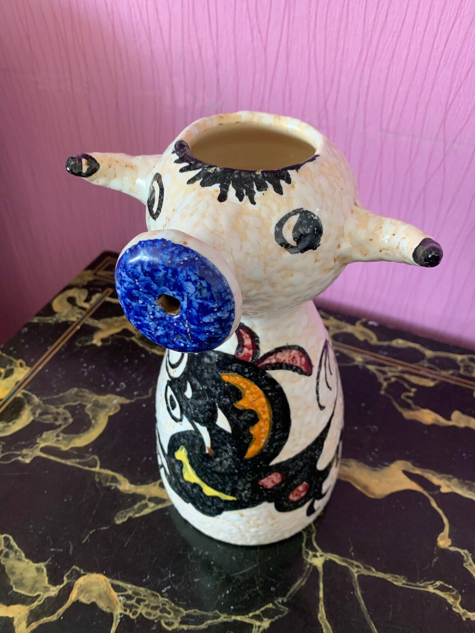 Ceramic jug by Pablo Sanguino from the 60s