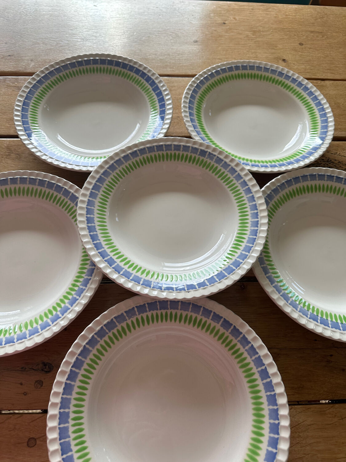 6 Digoin plates