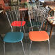 Vintage metal chair from the 80s