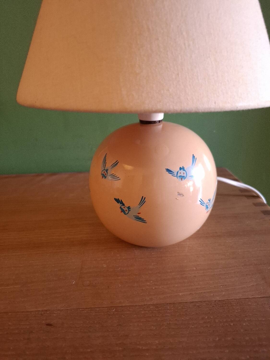 Vintage lamp, Mathias children's bedroom